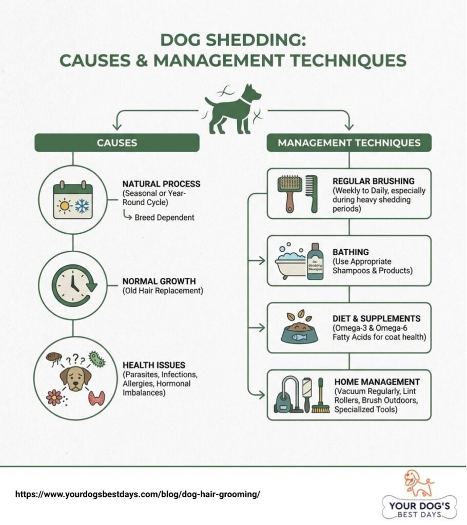 Why Dog Hair Grooming Matters for Your Dog's Health and Happiness 3 dog shedding causes management techniques
