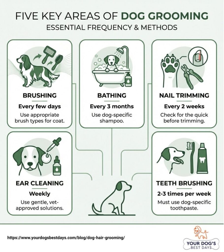 Why Dog Hair Grooming Matters for Your Dog's Health and Happiness 2 five key areas of dog grooming