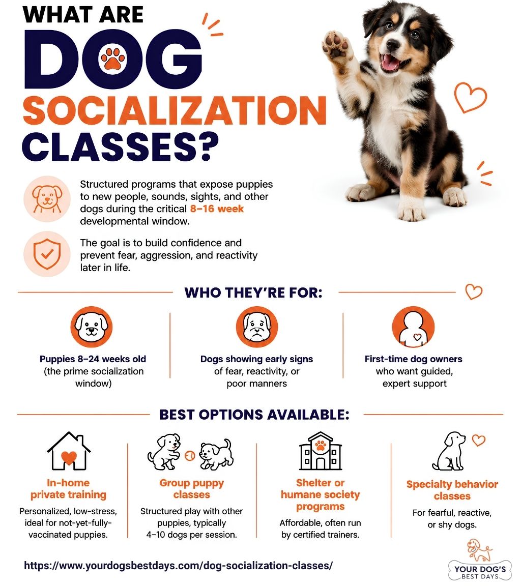 What Are Dog Socialization Classes in Tulsa for Puppy Socialization in Tulsa: Classes, Playgroups, and the Right Age to Start